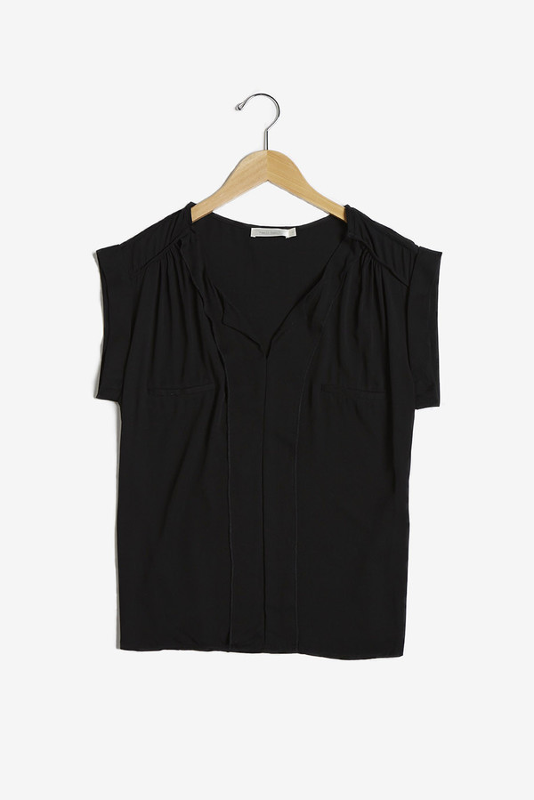 See U Soon Draped Short Sleeve Top See U Soon Draped Short Sleeve Top