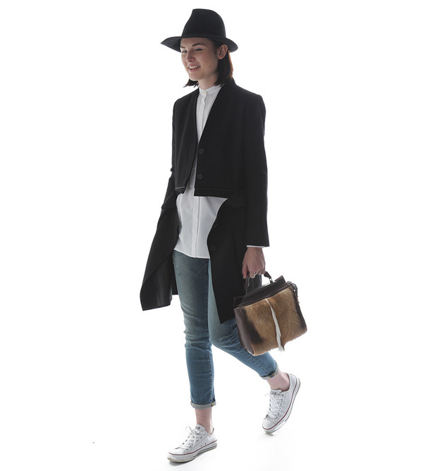 Public School Long Jacket with Waist Zipper Public School Long Jacket with Waist Zipper