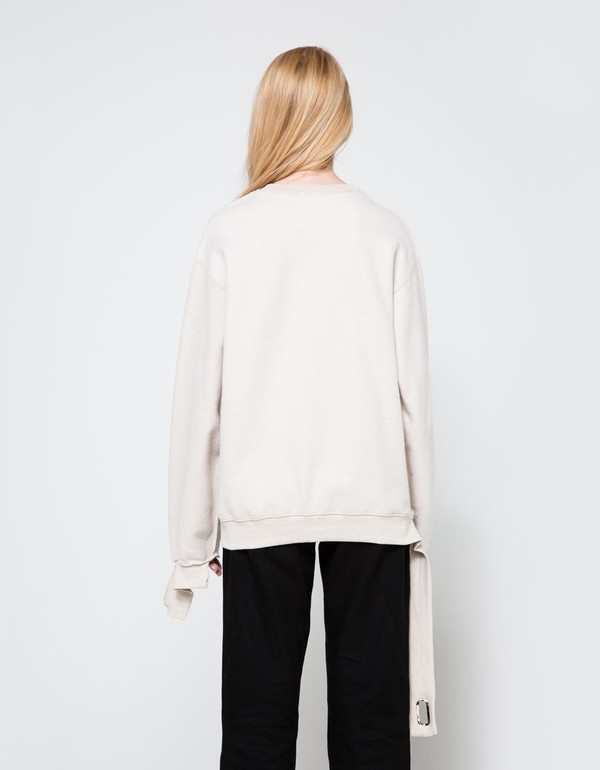 Collina Strada - Grommet Sweat Crewneck - Sand Collina Strada - Grommet Sweat Crewneck - Sand