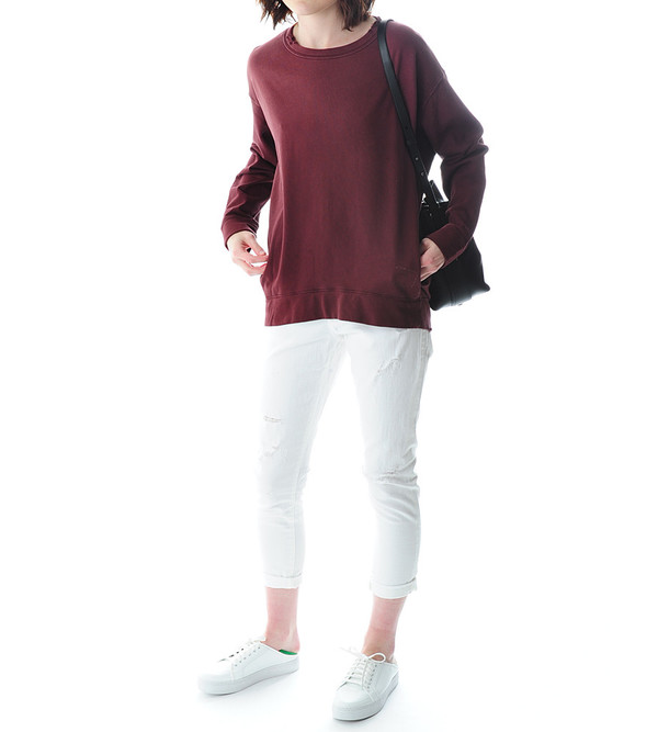Raquel Allegra Merlot Sweatshirt Raquel Allegra Merlot Sweatshirt