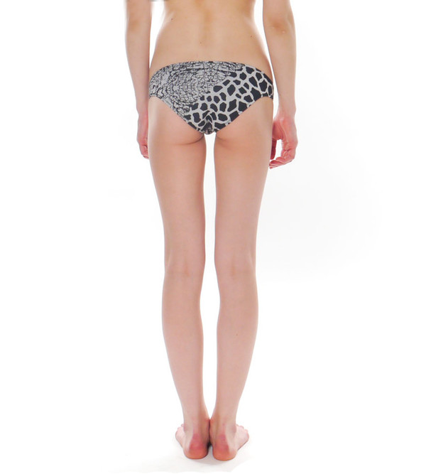 Shakuhachi Neoprene Animal/Marble Print Bikini Bottoms Shakuhachi Neoprene Animal/Marble Print Bikini Bottoms