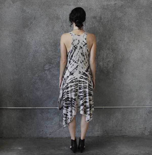 Raquel Allegra Tie Dye Handkerchief Dress Raquel Allegra Tie Dye Handkerchief Dress