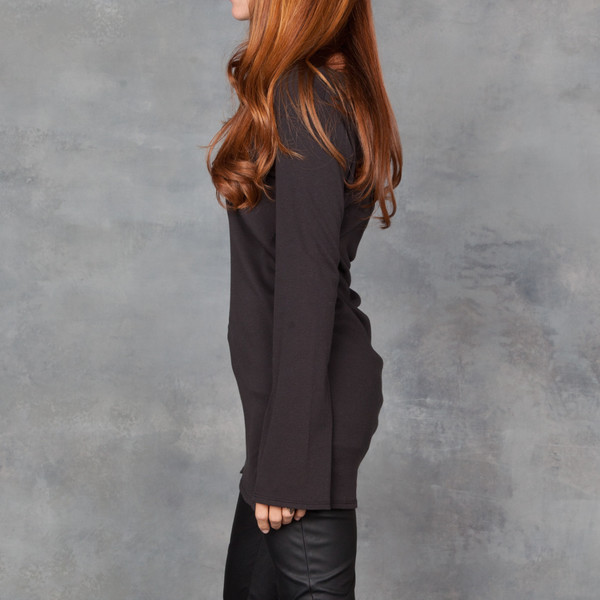 Skin V Neck 2x2 Rib Tunic Skin V Neck 2x2 Rib Tunic