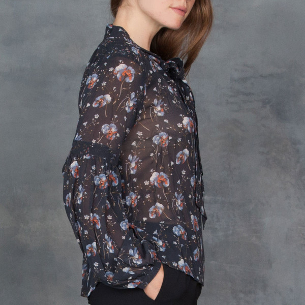 Ulla Johnson Mimi Blouse Patchwork French Floral Ulla Johnson Mimi Blouse Patchwork French Floral