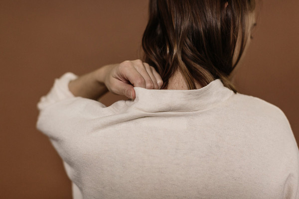 Open Air Museum wide mock neck - cream Open Air Museum wide mock neck - cream
