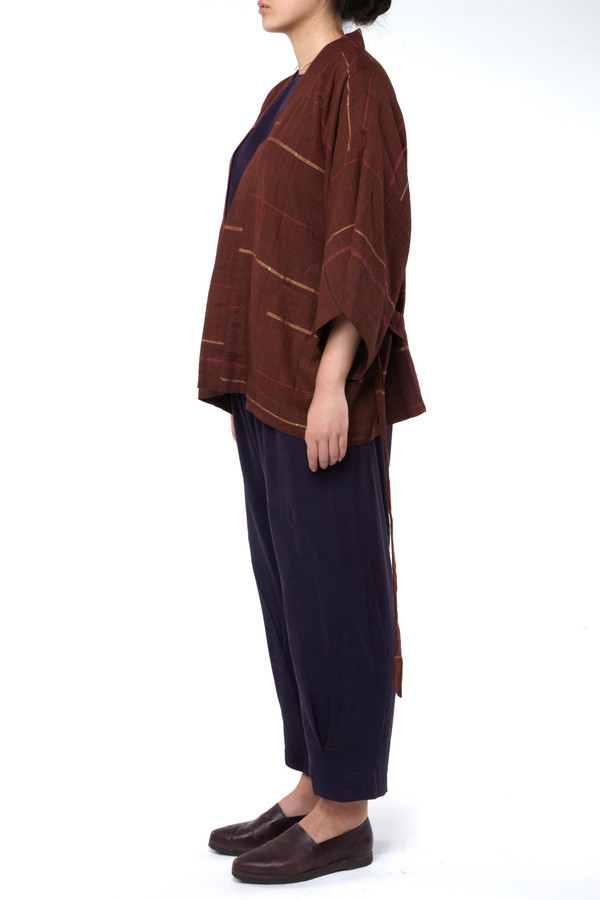 Seek Collective Sandy Kimono Jacket Malbec Weave Seek Collective Sandy Kimono Jacket Malbec Weave