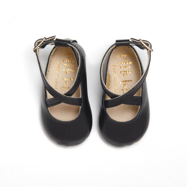 Little Lulu's Black Sia Ballet Pumps Little Lulu's Black Sia Ballet Pumps