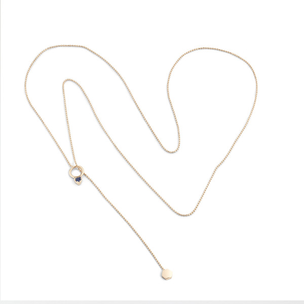 Shahla Karimi 14K Gold Birthstone Lariat Shahla Karimi 14K Gold Birthstone Lariat