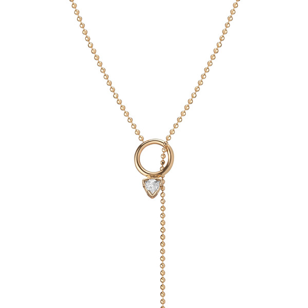 Shahla Karimi 14K Gold Birthstone Lariat Shahla Karimi 14K Gold Birthstone Lariat