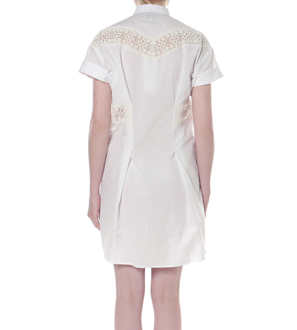 Sea NY Pintucked Button-down Dress Sea NY Pintucked Button-down Dress