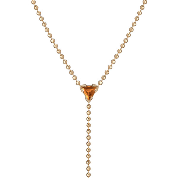 Shahla Karimi 14K Gold Birthstone "Y" Lariat Necklace Shahla Karimi 14K Gold Birthstone "Y" Lariat Necklace