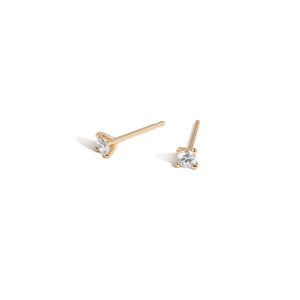 Shahla Karimi 14K Gold Subway Studs - Express Stop Shahla Karimi 14K Gold Subway Studs - Express Stop
