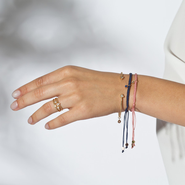 Shahla Karimi 14K Gold Woven Birthstone Bracelet Shahla Karimi 14K Gold Woven Birthstone Bracelet