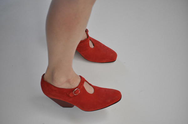 The Palatines Shoes inesco mary jane w sculpted heel - black The Palatines Shoes inesco mary jane w sculpted heel - black