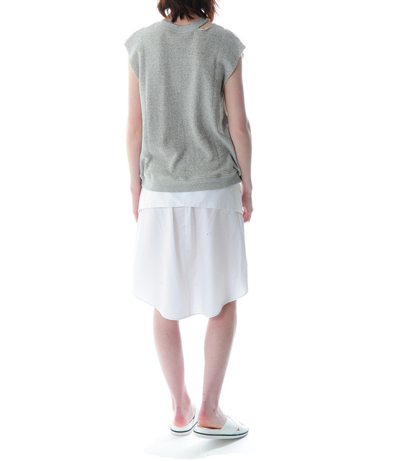R13 Sleeveless Rip Sweatshirt R13 Sleeveless Rip Sweatshirt