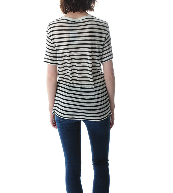 T By Alexander Wang Stripe Rayon Linen Tank T By Alexander Wang Stripe Rayon Linen Tank