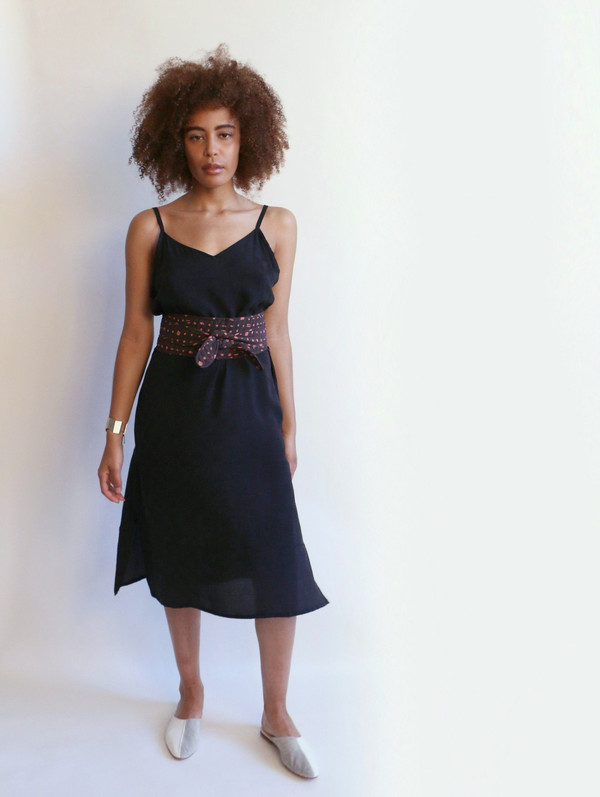 Seek Collective Quilted Obi Belt, portals print Seek Collective Quilted Obi Belt, portals print