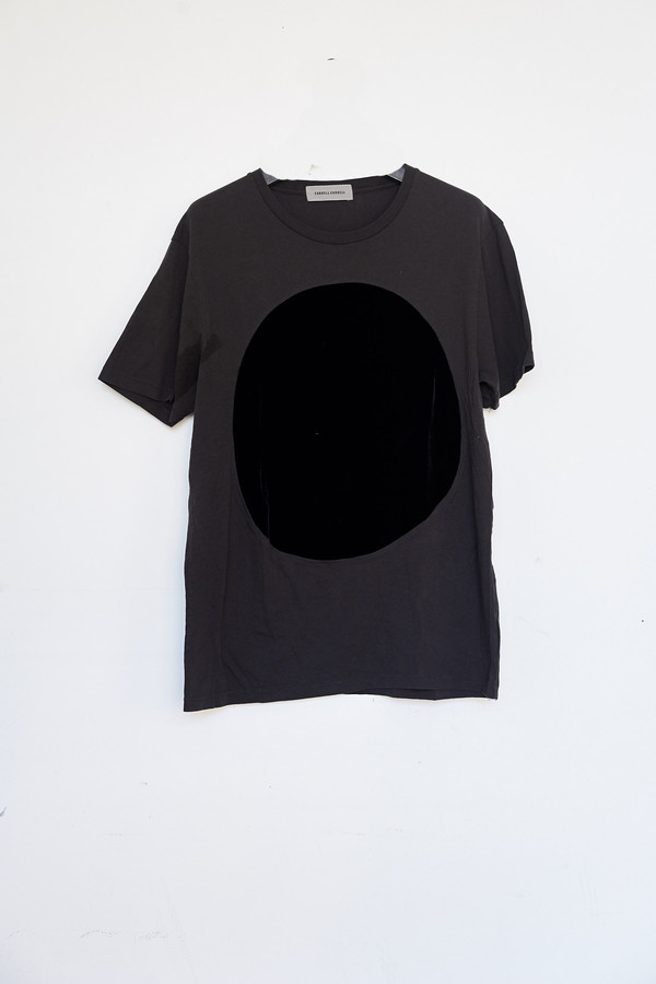 Unisex Correll Correll Velvet Circle T-shirt - Black Unisex Correll Correll Velvet Circle T-shirt - Black