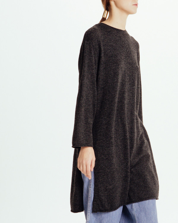 Achro Long Sweater With Slits Achro Long Sweater With Slits