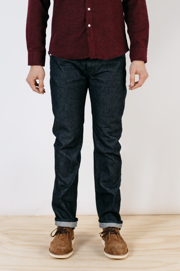 Shuttlenotes Five Truckers Pants Indigo Denim Shuttlenotes Five Truckers Pants Indigo Denim