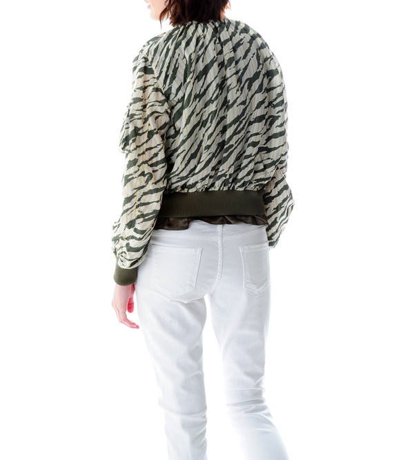 Sacai Luck Zebra Bomber Jacket Sacai Luck Zebra Bomber Jacket