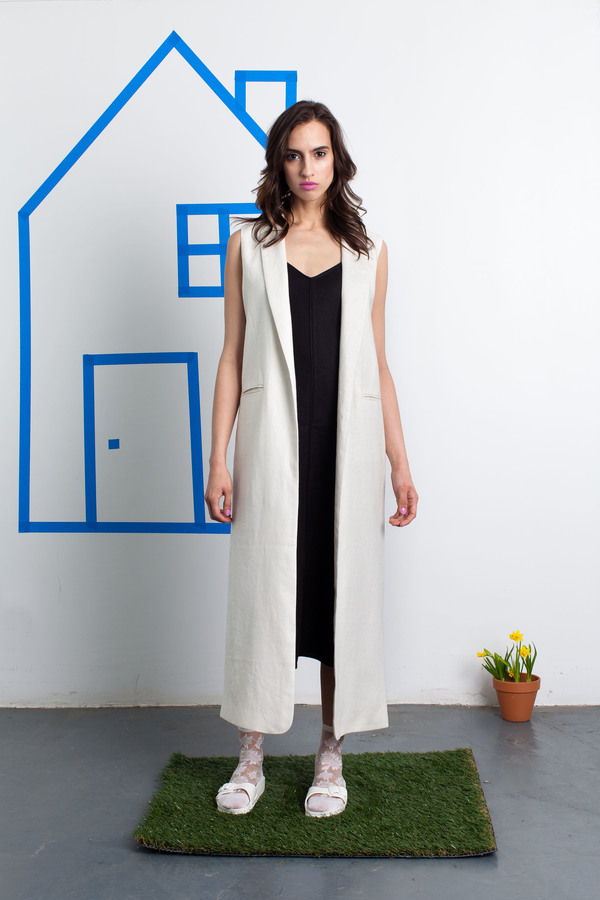 Nomia Long Slit Vest Nomia Long Slit Vest