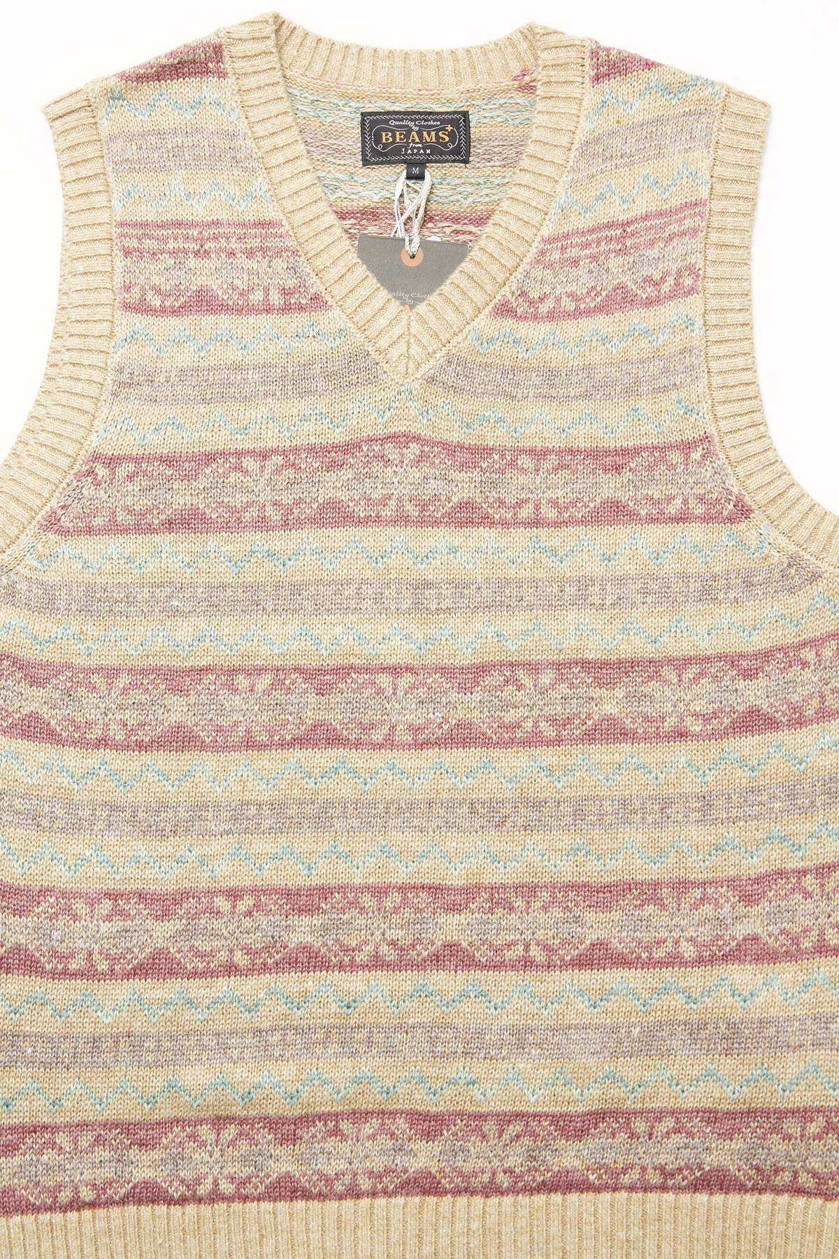 Beams Plus Knit Vest - Fair Isle 