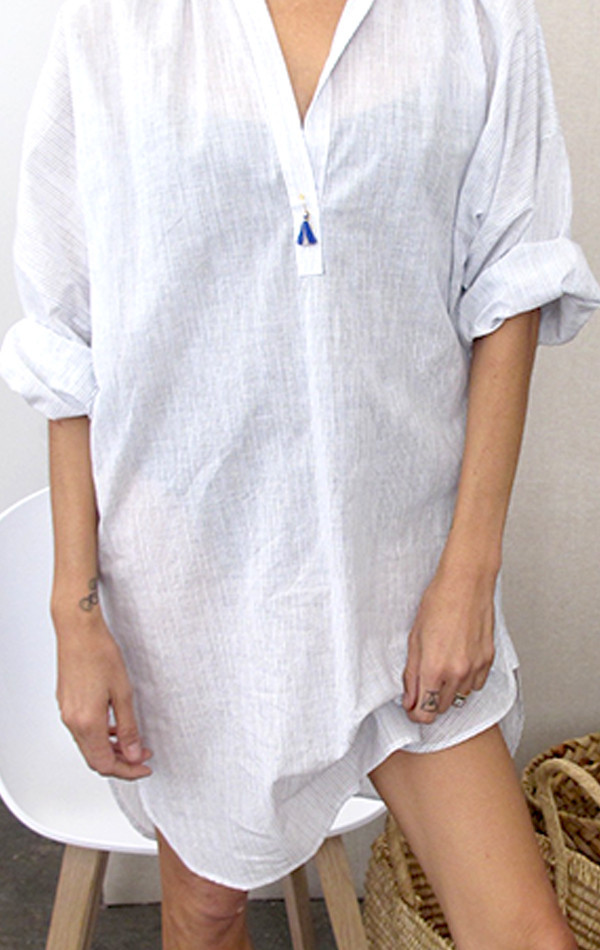 Two New York New! Pinstripe Tunic Two New York New! Pinstripe Tunic