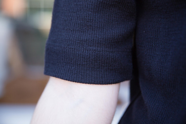 Waltz Wool T-Shirt in Midnight Waltz Wool T-Shirt in Midnight
