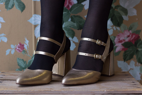 L'intervalle Grove Heels (Gold Leather) L'intervalle Grove Heels (Gold Leather)