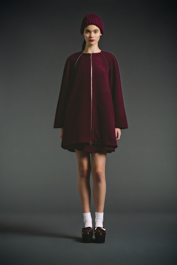 Eliza Faulkner Bibi Coat - Burgundy Eliza Faulkner Bibi Coat - Burgundy