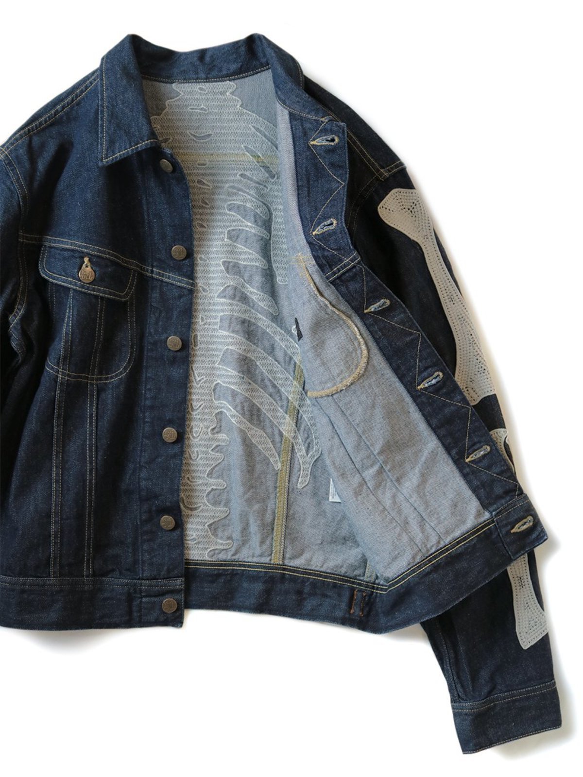 Kapital 11.5oz Denim MEXICAN TUXEDO Westerner Jacket Indigo Garmentory