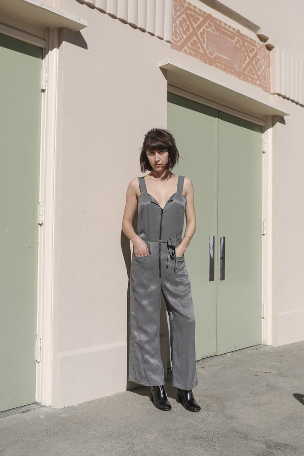Rachel Comey Bend Jumpsuit in Black/White Rachel Comey Bend Jumpsuit in Black/White