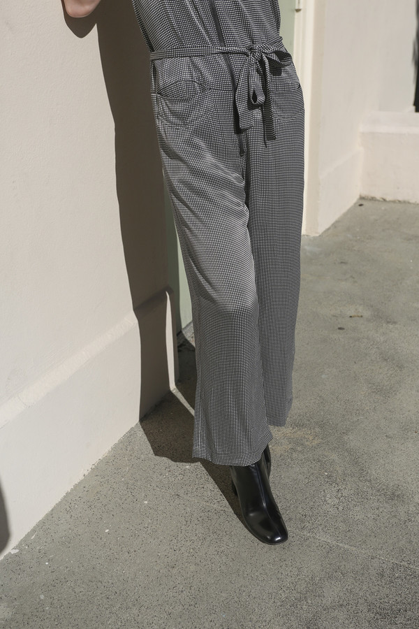 Rachel Comey Bend Jumpsuit in Black/White Rachel Comey Bend Jumpsuit in Black/White