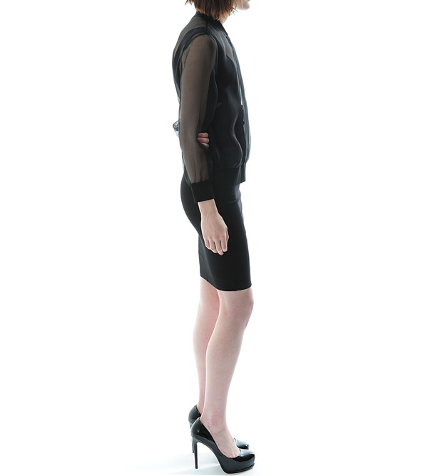 Mason By Michelle Mason Organza Bomber Mason By Michelle Mason Organza Bomber