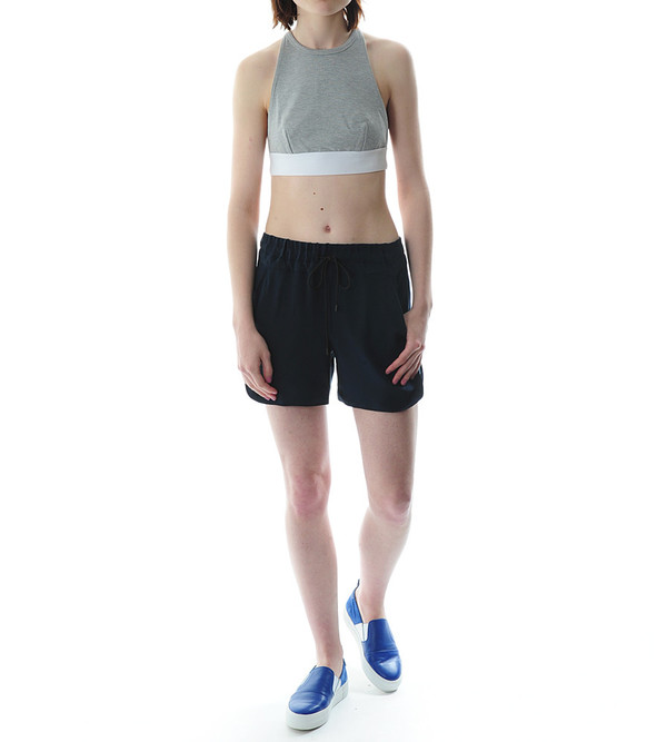 T By Alexander Wang Stretch Pique Sports Bra T By Alexander Wang Stretch Pique Sports Bra