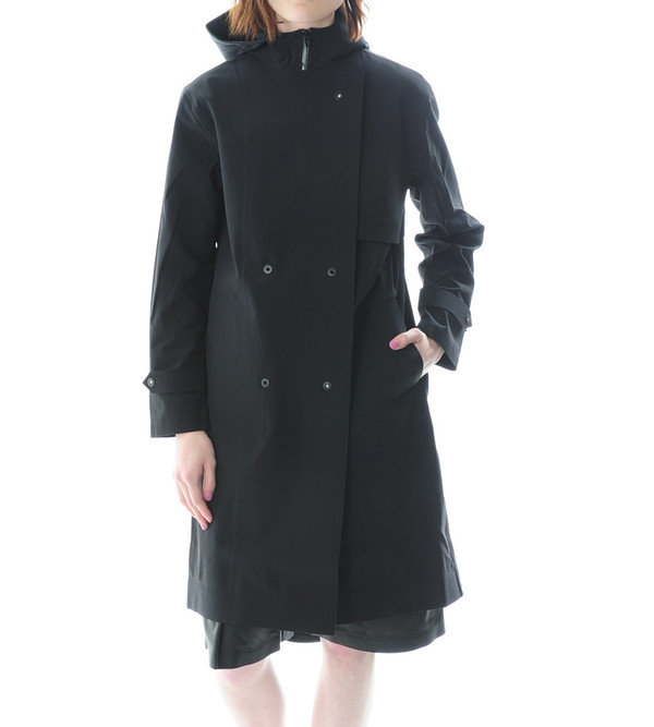 T By Alexander Wang Bonded Nylon Hooded Rain Coat T By Alexander Wang Bonded Nylon Hooded Rain Coat