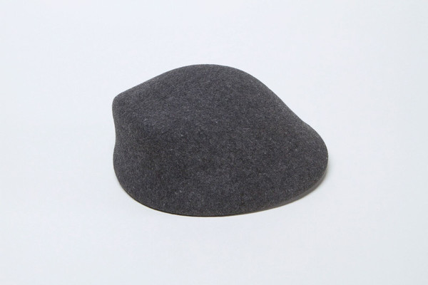 Clyde Sazy Hat in Charcoal Gray Wool Clyde Sazy Hat in Charcoal Gray Wool