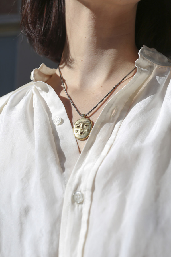 MONDO MONDO Ooga Booga Necklace in Brass MONDO MONDO Ooga Booga Necklace in Brass