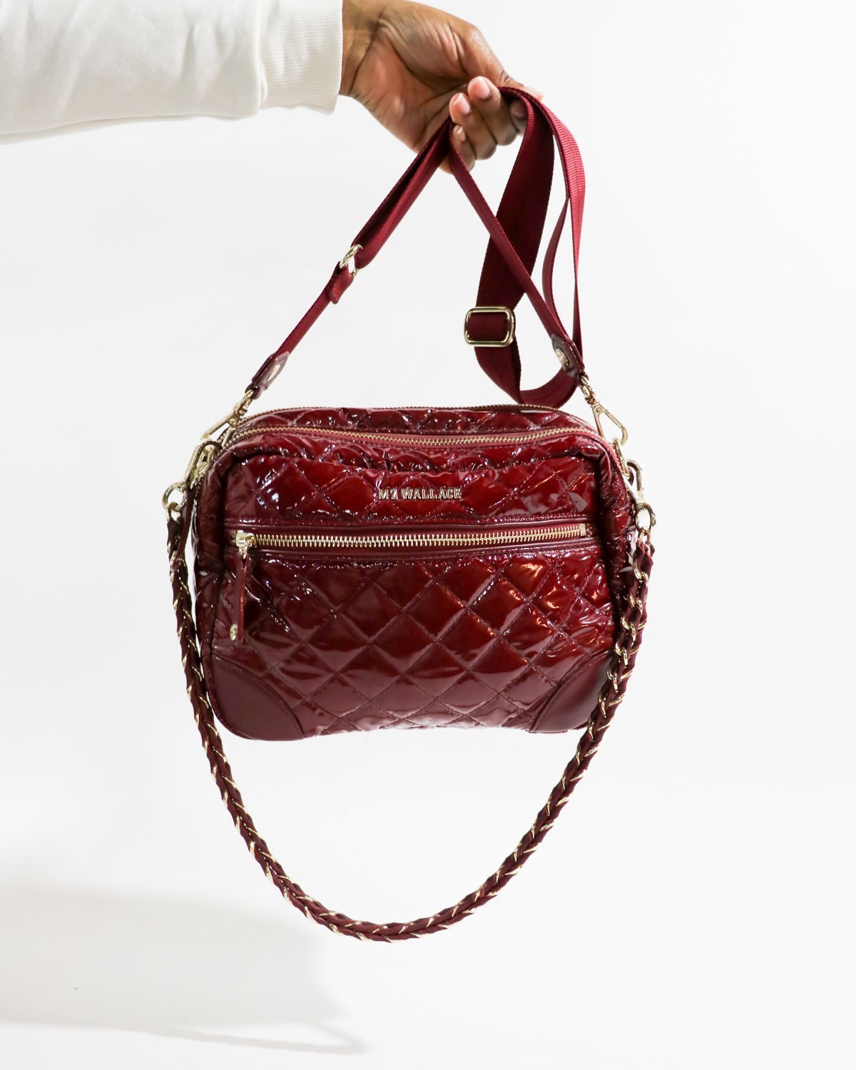 mz wallace patent leather tote