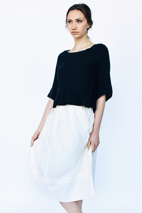 7115 by Szeki OVER-THE-KNEE PLEATED SKIRT 7115 by Szeki OVER-THE-KNEE PLEATED SKIRT