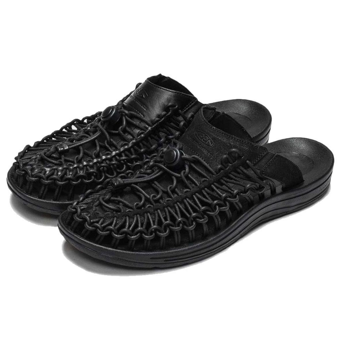 men's uneek premium leather slide