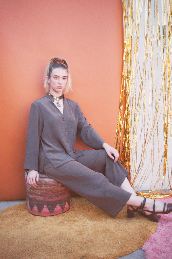 Lykke Wullf Button Up Pajama Top Lykke Wullf Button Up Pajama Top