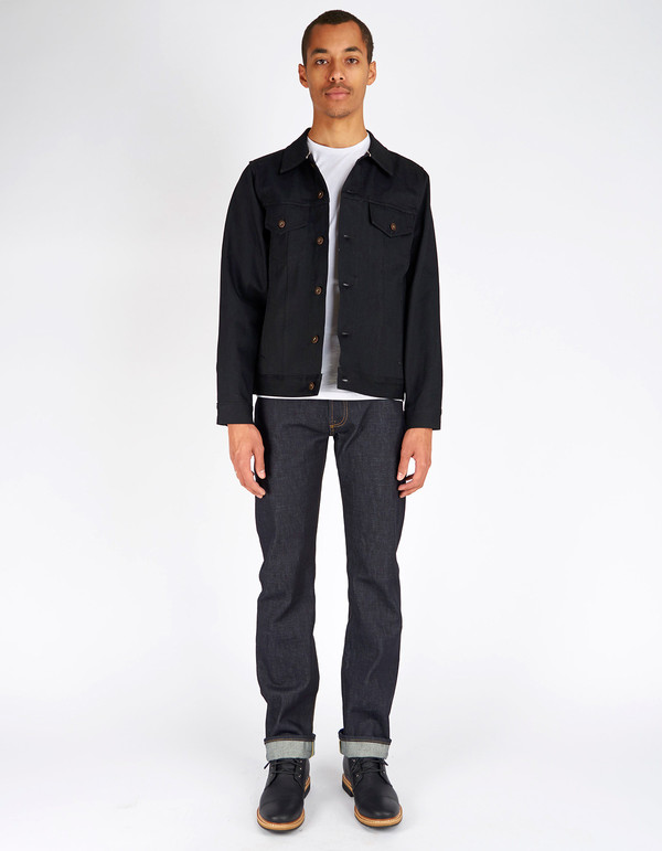 Tellason Japanese Selvedge Jean Jacket Black Tellason Japanese Selvedge Jean Jacket Black