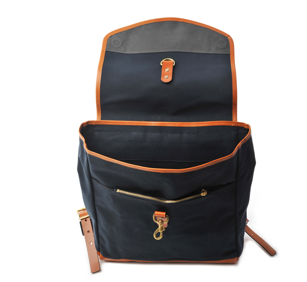 Southern Field Industries Indigo and Tan SF Rucksack Southern Field Industries Indigo and Tan SF Rucksack