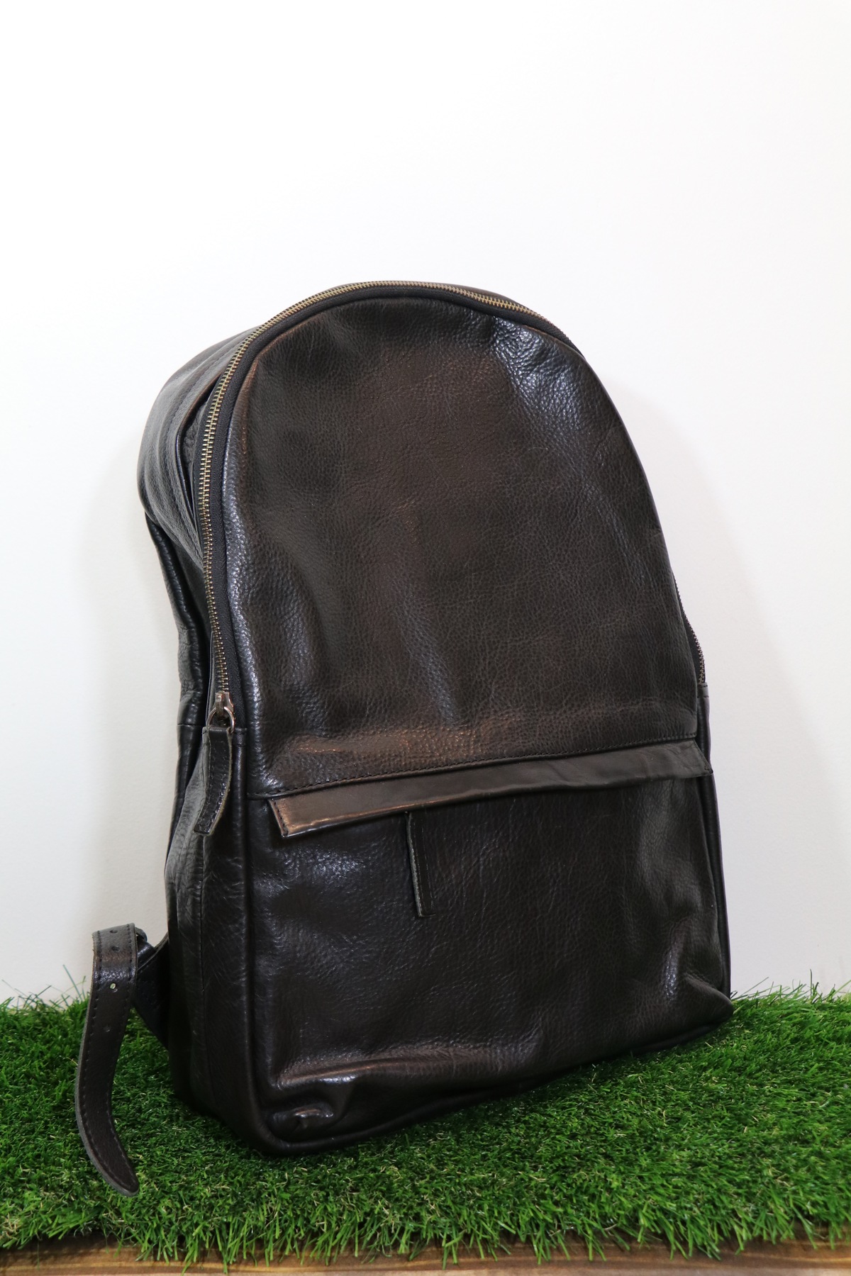 elk leather backpack