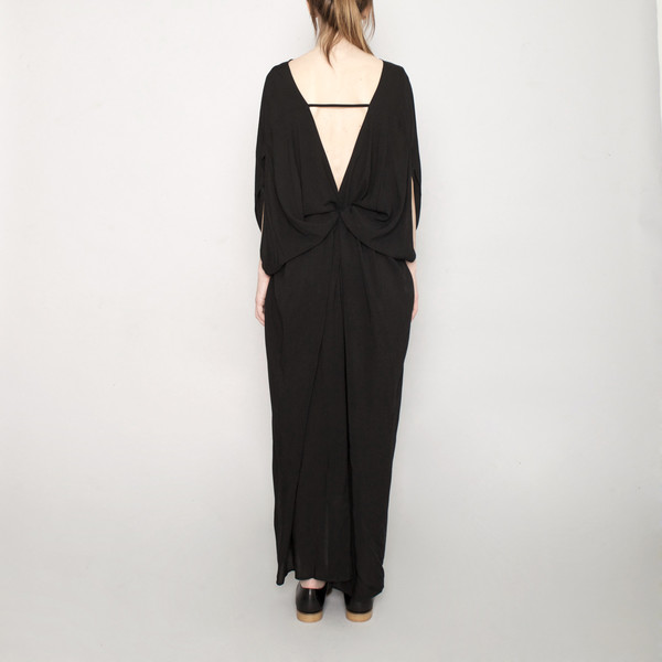 7115 by Szeki Signature Kimono Maxi Dress - Black 7115 by Szeki Signature Kimono Maxi Dress - Black