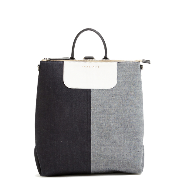 Graf & Lantz Bedford convertible backpack Eclipse denim Graf & Lantz Bedford convertible backpack Eclipse denim