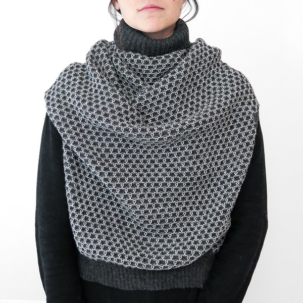 Erica Tanov alpaca funnel neck poncho Erica Tanov alpaca funnel neck poncho