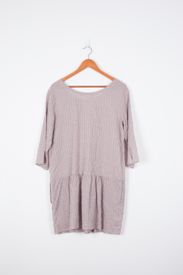 Acoté Carreaux Bleu Dress Acoté Carreaux Bleu Dress